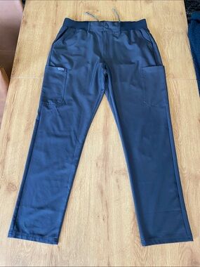 Landau Pewter Scrub Pants with Utility Pockets